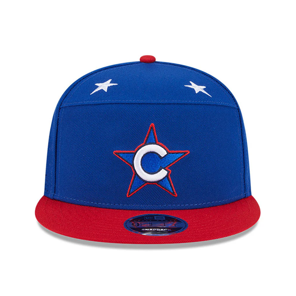 MLB Chicago Cubs New Era 2025 All Star Game Workout 9FIFTY Split Panel Snapback Hat - Blue - Image 3