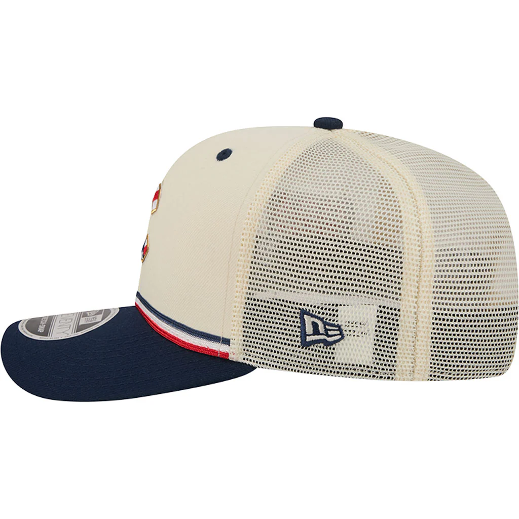 MLB Chicago Cubs New Era 2026 4th of July 9SEVENTY Stretch Snapback Hat - Cream - Image 4
