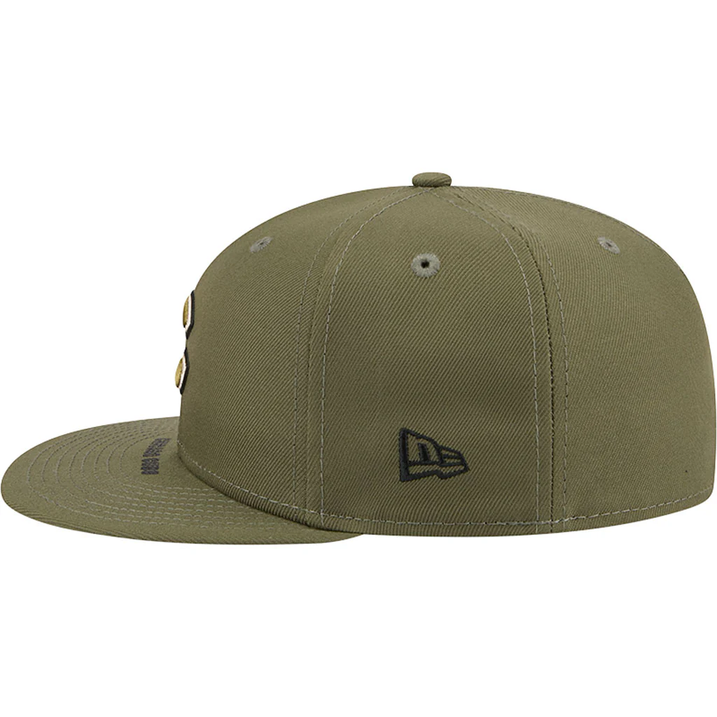 MLB Chicago Cubs New Era 2026 Armed Forces Day 59FIFTY Fitted Hat - Green - Image 4