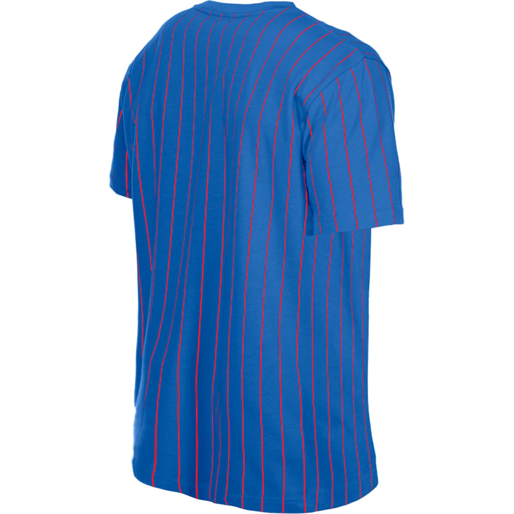 MLB Chicago Cubs New Era 2026 Pinstripe Jersey T-shirt - Blue - Image 3