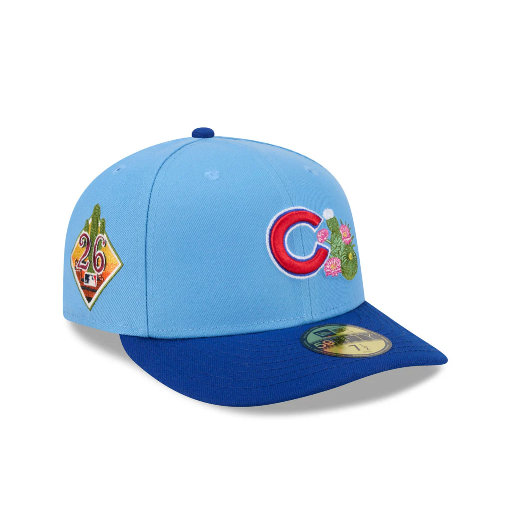 MLB Chicago Cubs New Era 2026 Spring Training 59FIFTY Fitted Hat - Light blue - Image 2