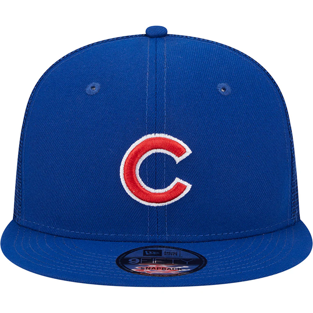 MLB Chicago Cubs New Era OTC Trucker 9FIFTY Snapback Hat - Blue - Image 3