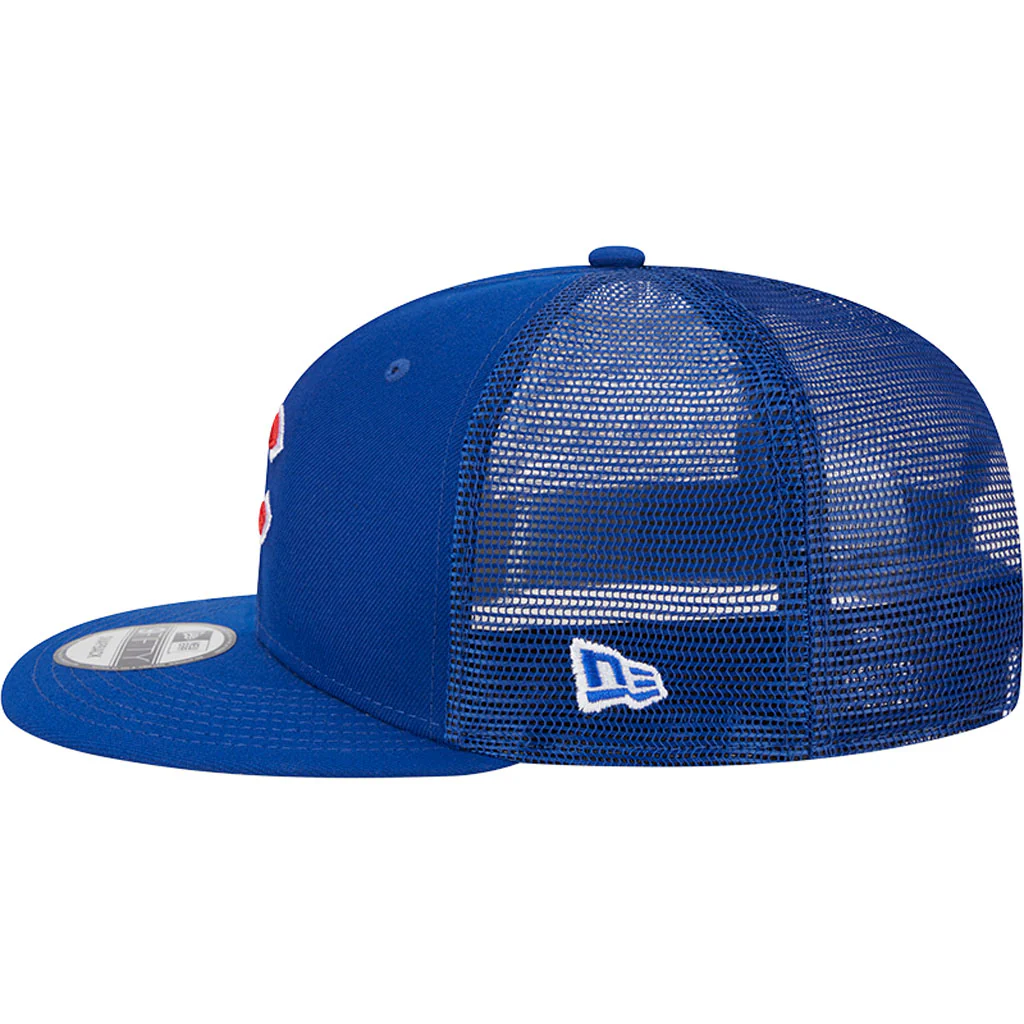 MLB Chicago Cubs New Era OTC Trucker 9FIFTY Snapback Hat - Blue - Image 4