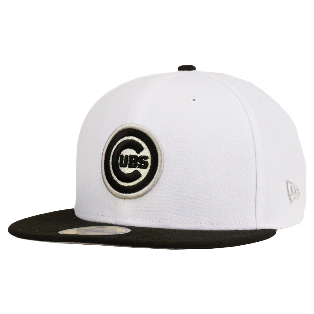 MLB Chicago Cubs New Era Space Shuttle 59FIFTY Fitted Hat - White - Image 2