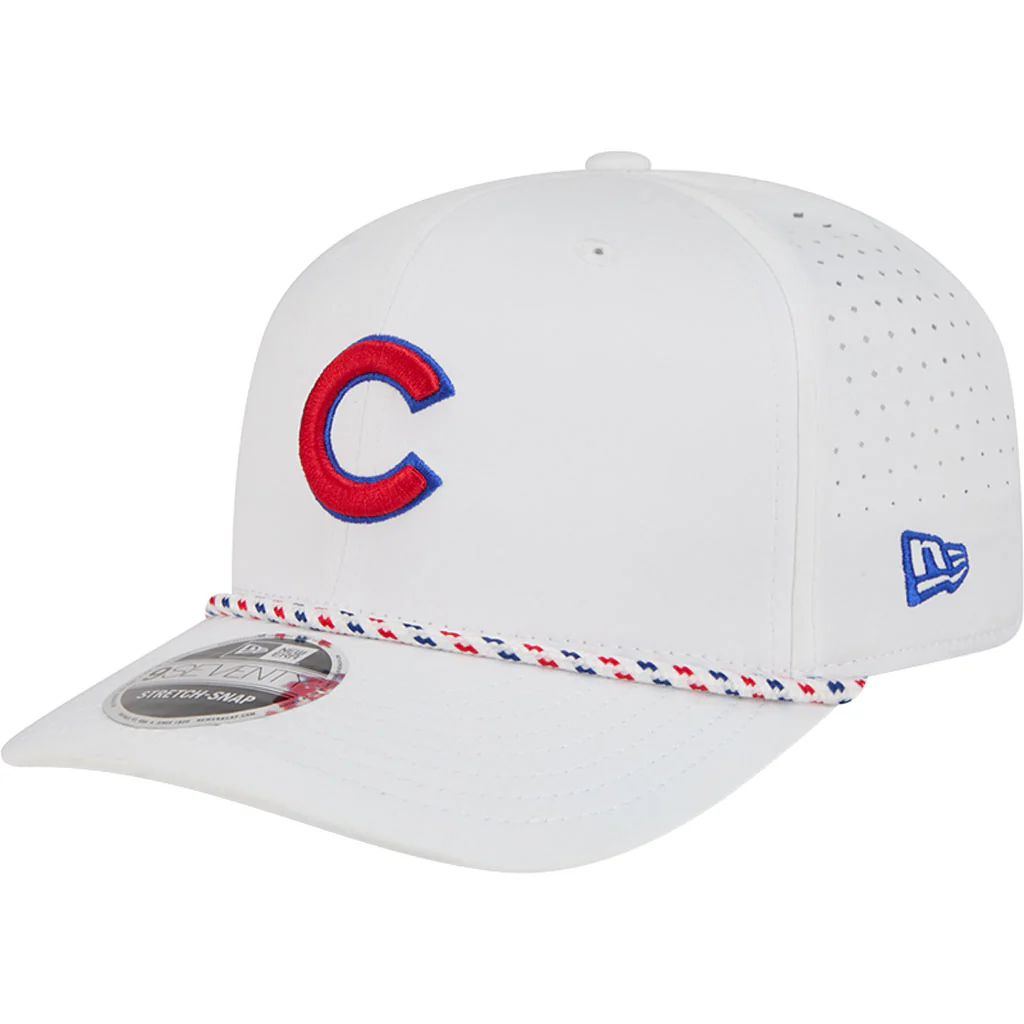 MLB Chicago Cubs New Era Sport 9SEVENTY Stretch Snapback Hat - White