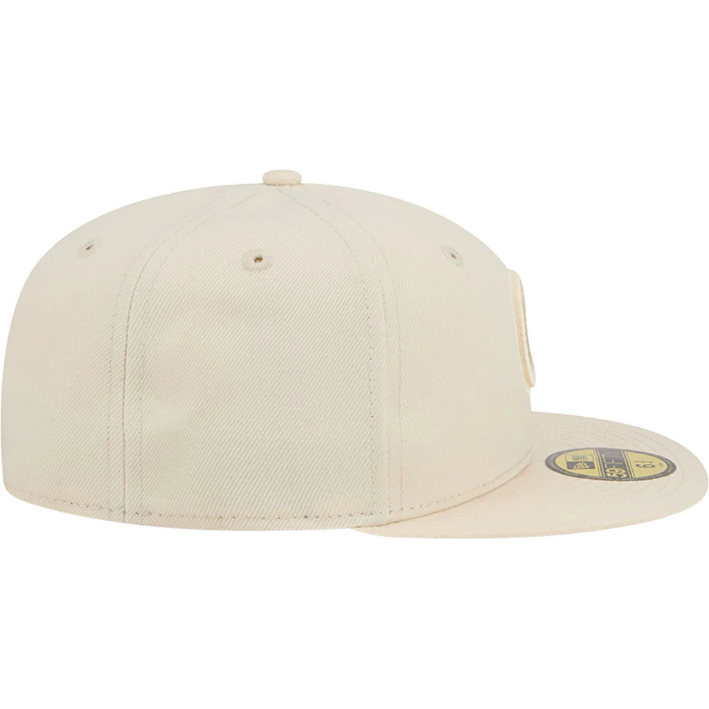 MLB Chicago Cubs New Era Vanilla 59FIFTY Fitted Hat - Cream - Image 5