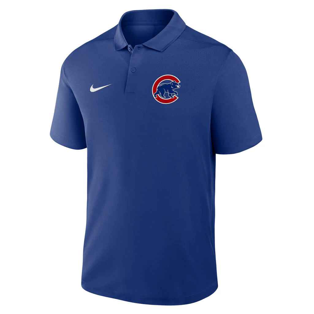 MLB Chicago Cubs Nike 2025 Victory Polo - Blue - Image 2