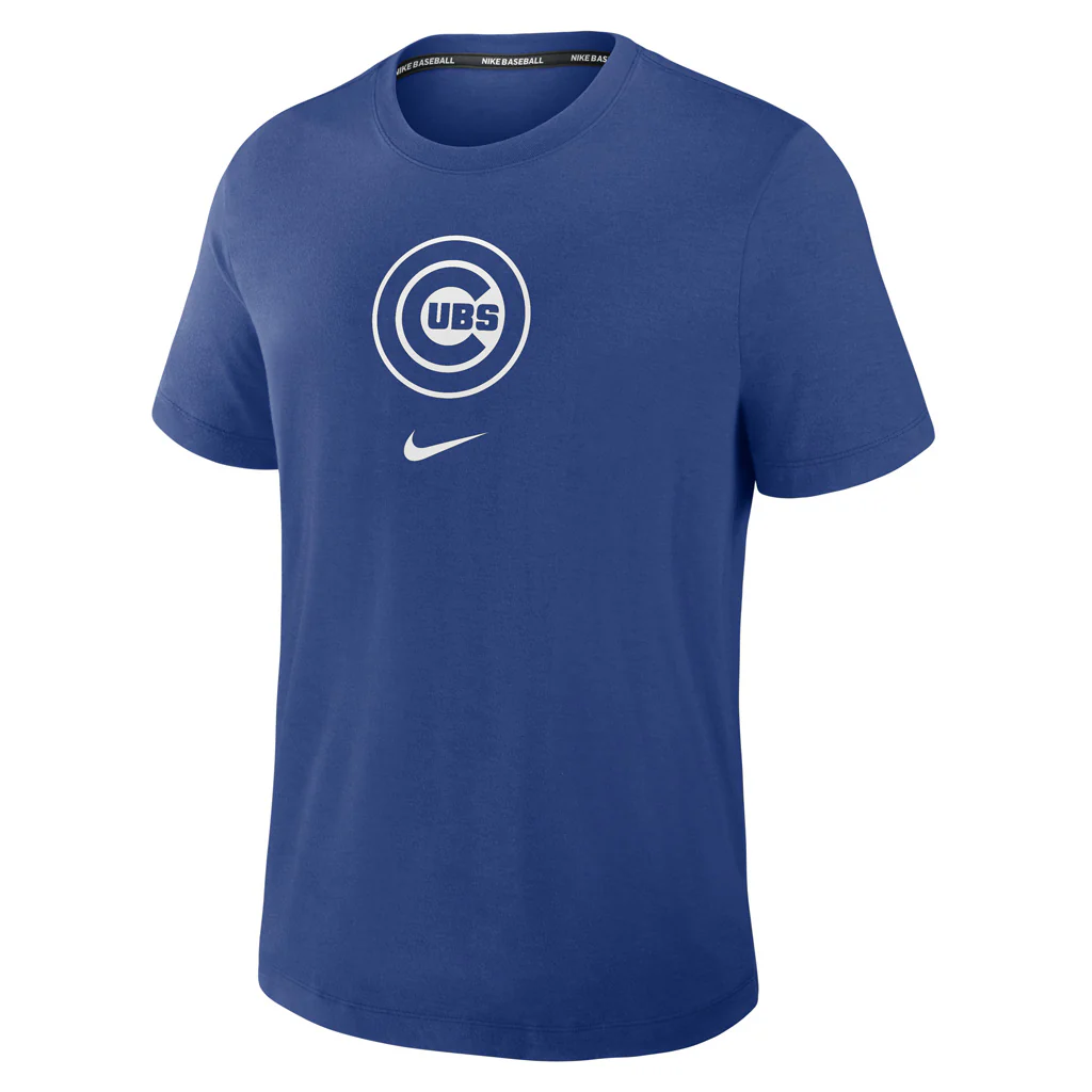 MLB Chicago Cubs Nike 2025 Early Work T-Shirt - Blue - Image 2