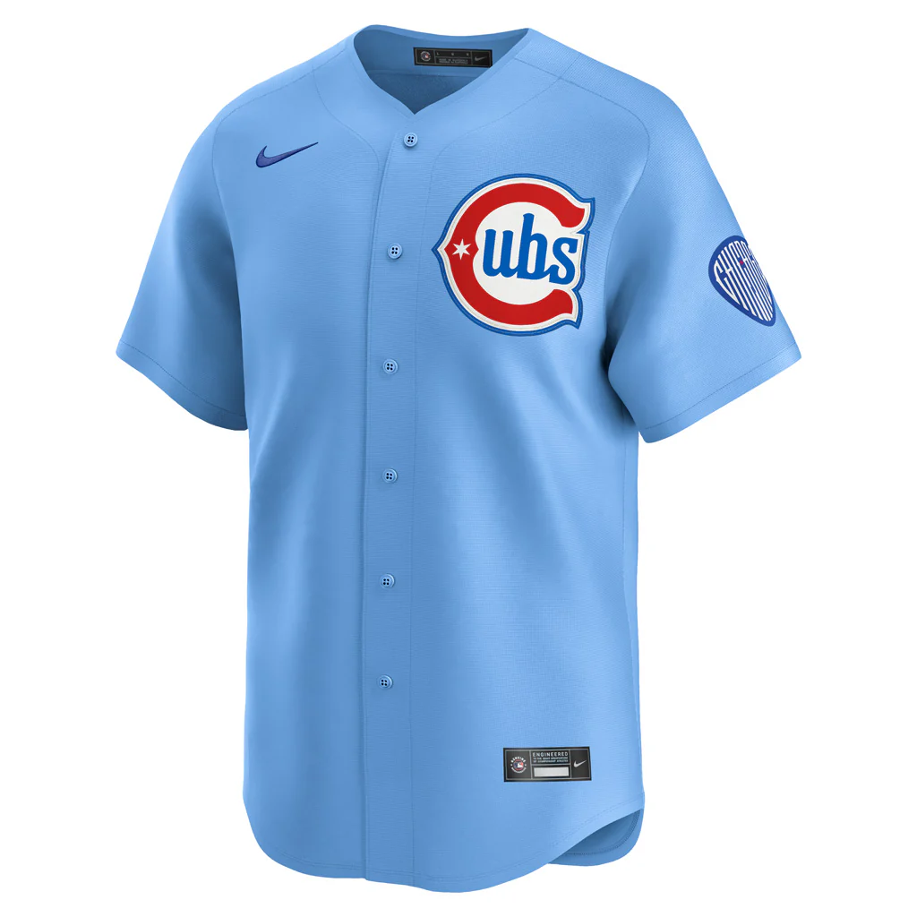MLB Chicago Cubs Nike Alternate Limited Jersey - Blue - Image 2