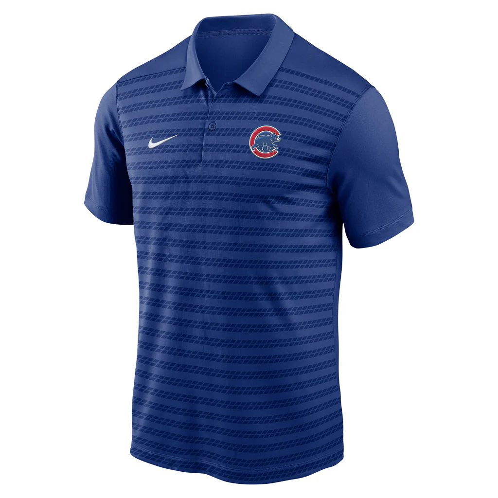 MLB Chicago Cubs Nike Authentic Collection Victory Polo - Blue - Image 2