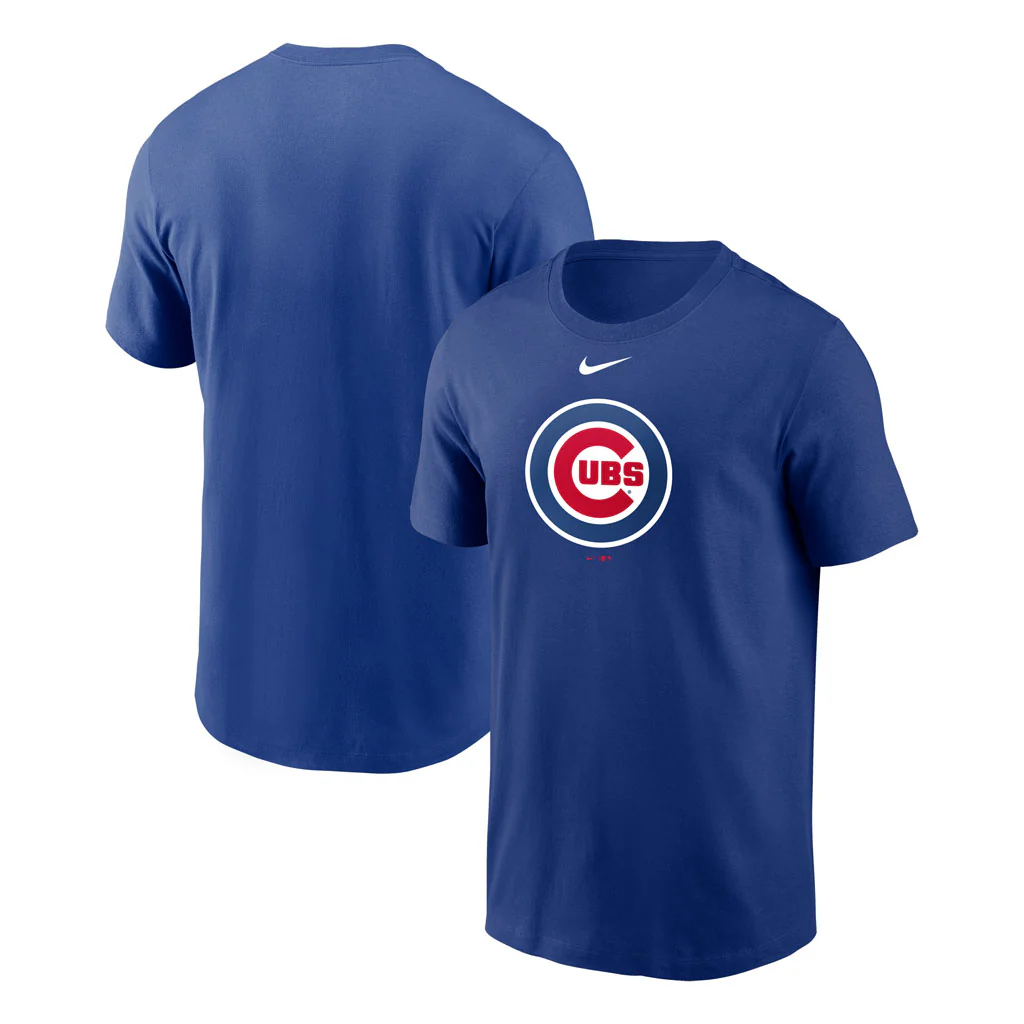 MLB Chicago Cubs Nike Cotton Logo T-Shirt - Blue