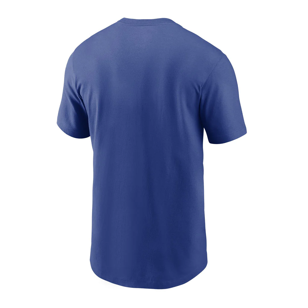 MLB Chicago Cubs Nike Cotton Logo T-Shirt - Blue - Image 3
