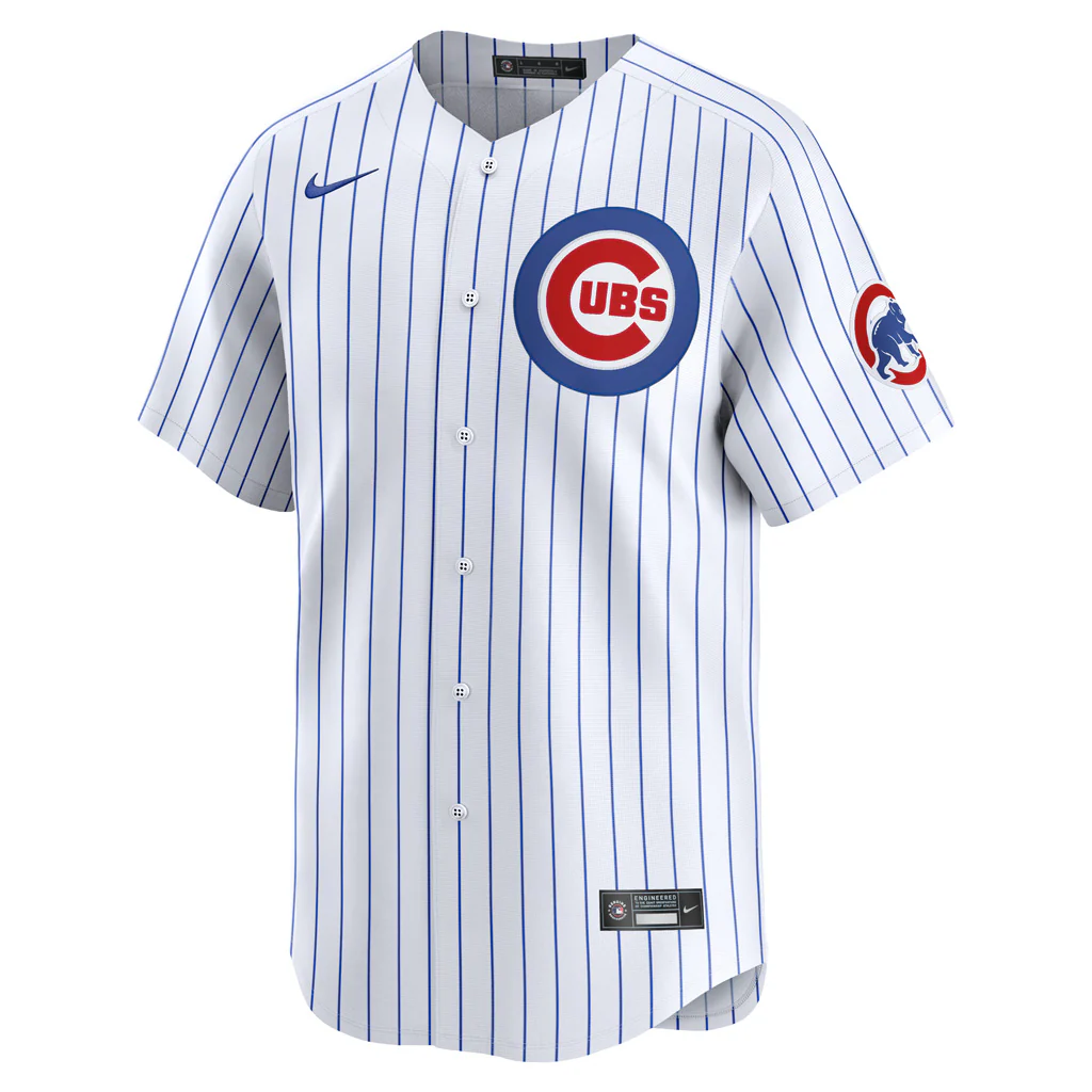 MLB Chicago Cubs Nike Home Limited Jersey - White - Image 3