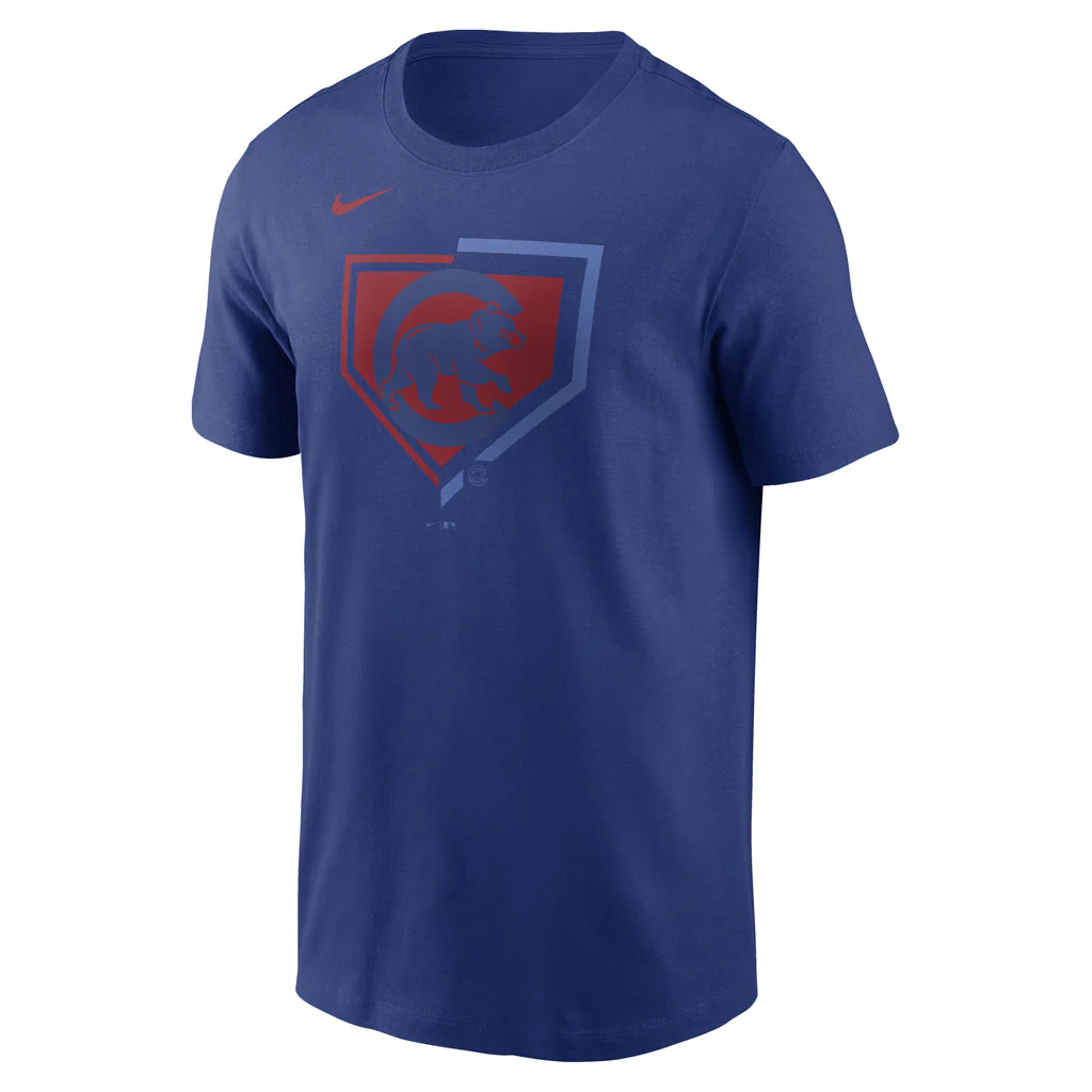MLB Chicago Cubs Nike Icon Cotton T-Shirt - Blue - Image 2