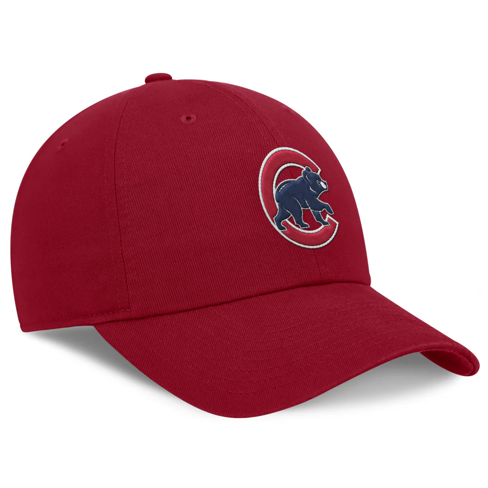 MLB Chicago Cubs Nike Primary Club Adjustable Hat - Red - Image 2