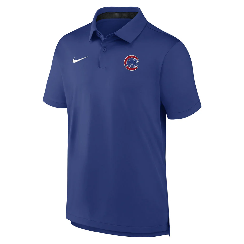 MLB Chicago Cubs Nike Tour Polo - Blue - Image 2