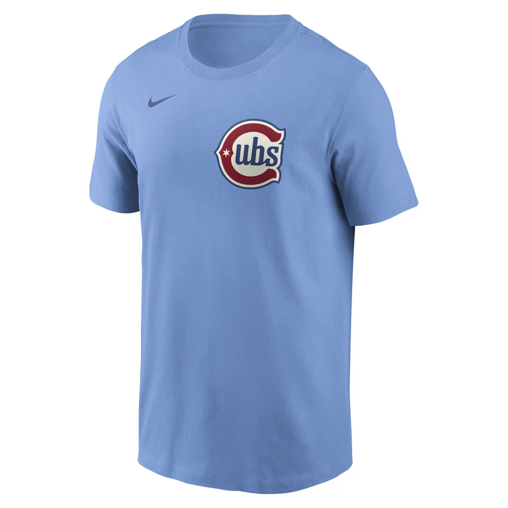 MLB Chicago Cubs Pete Crow-Armstrong Nike Alternate Name & Number T-Shirt - Light blue - Image 2