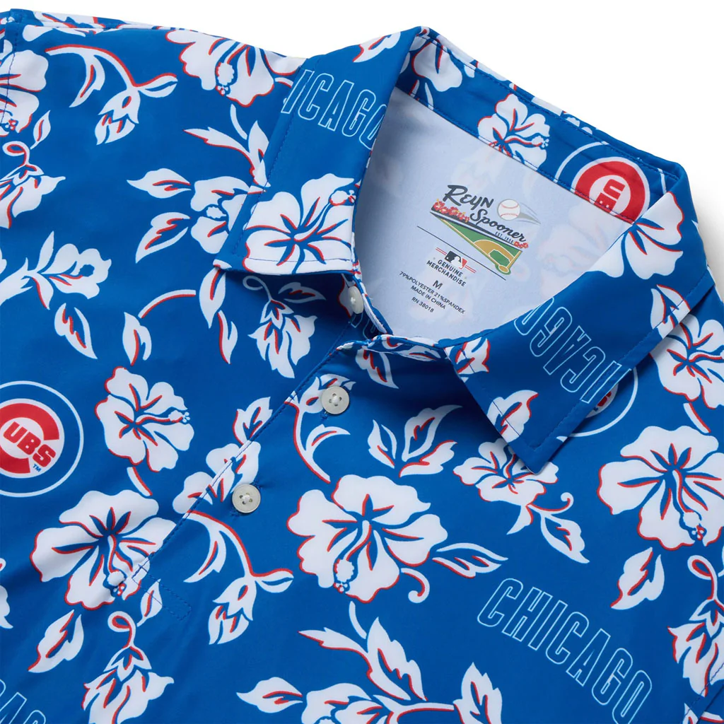 MLB Chicago Cubs Reyn Spooner Game Day Polo - Blue - Image 2