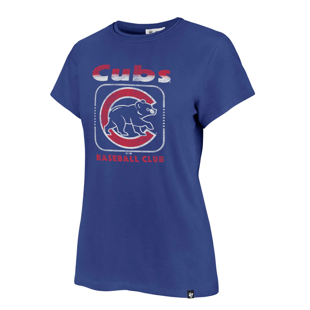 MLB Chicago Cubs Women's '47 In Stereo Frankie T-Shirt - Blue