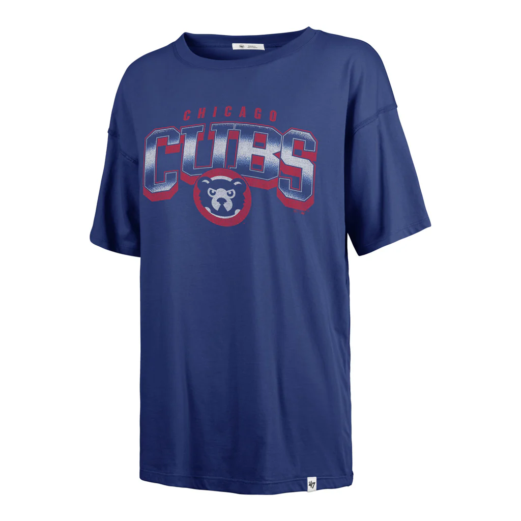 MLB Chicago Cubs Women's '47 Spotlight Sadie T-Shirt - Blue