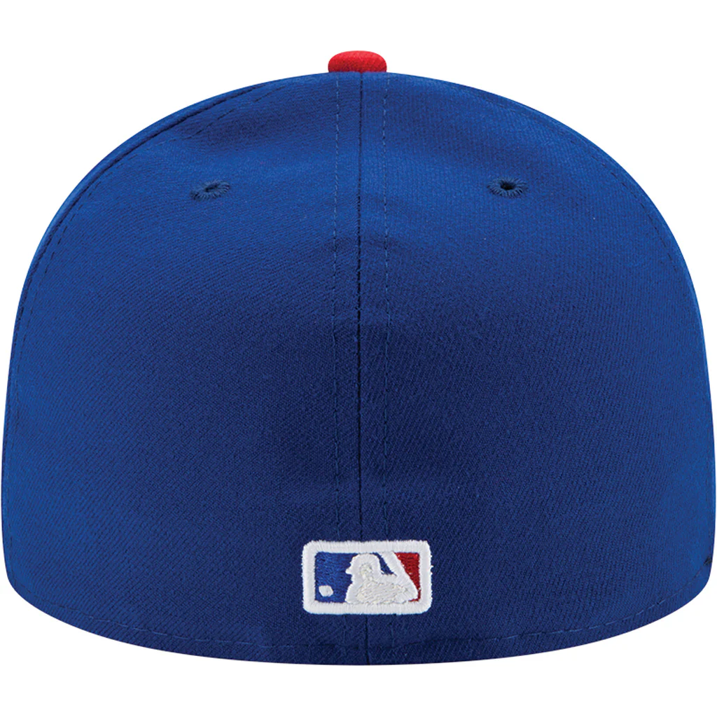 MLB Chicago Cubs Youth New Era Home Authentic Collection 59FIFTY Fitted Hat - Blue - Image 4