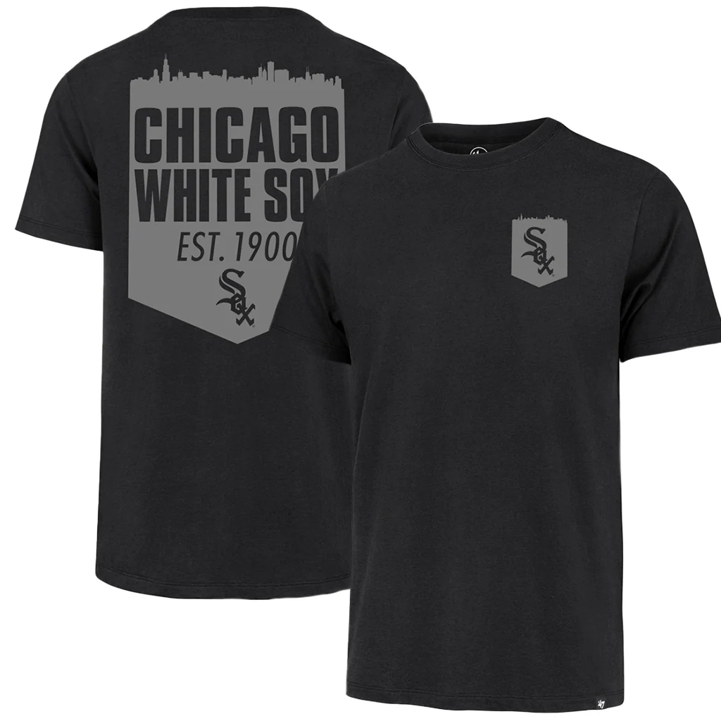 MLB Chicago White Sox '47 City Franklin T-Shirt - Black