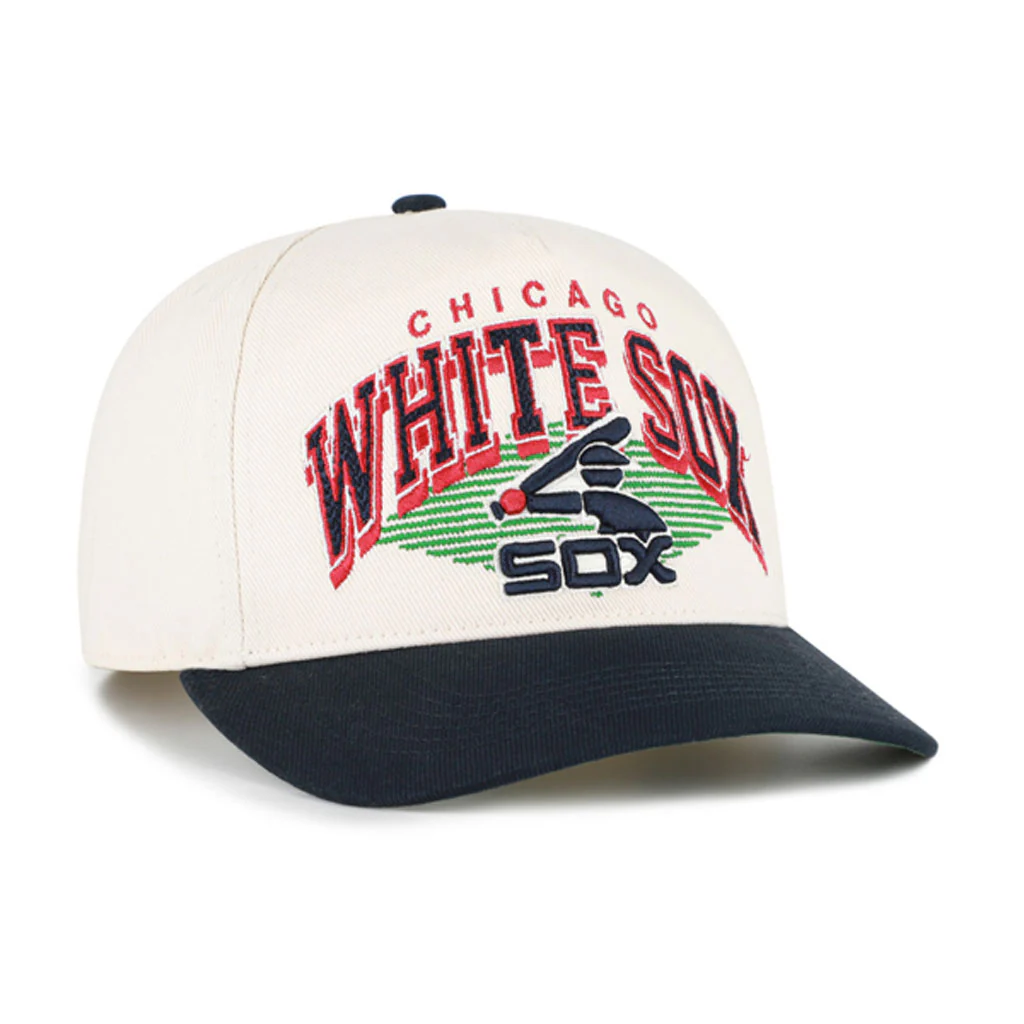 MLB Chicago White Sox '47 Pomona Two-Tone Hitch Adjustable Hat - Cream - Image 2