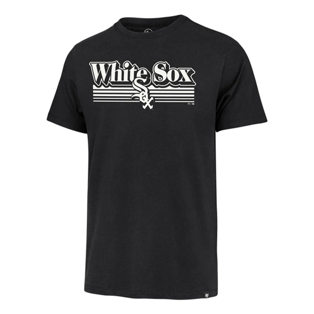MLB Chicago White Sox '47 Script Fade Franklin T-Shirt - Black