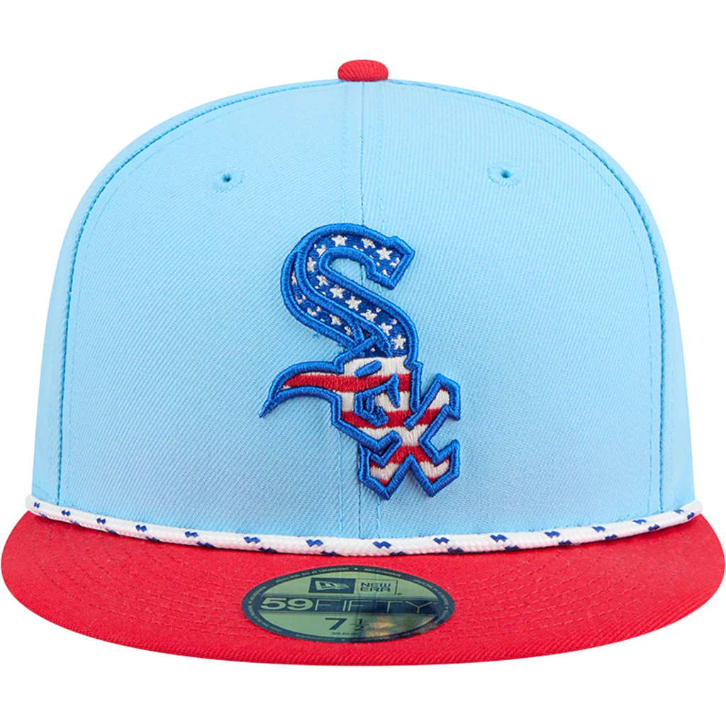 MLB Chicago White Sox New Era 2025 4th of July 59FIFTY Fitted Hat - Blue - Image 3