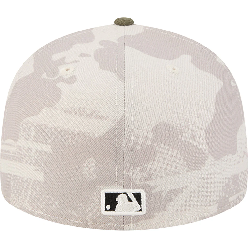 MLB Chicago White Sox New Era 2025 Armed Forces Day 59FIFTY Fitted Hat - Stone - Image 4