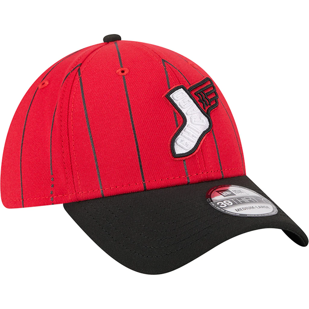 MLB Chicago White Sox New Era 2025 City Connect 39THIRTY Flex Fit Hat - Red - Image 2