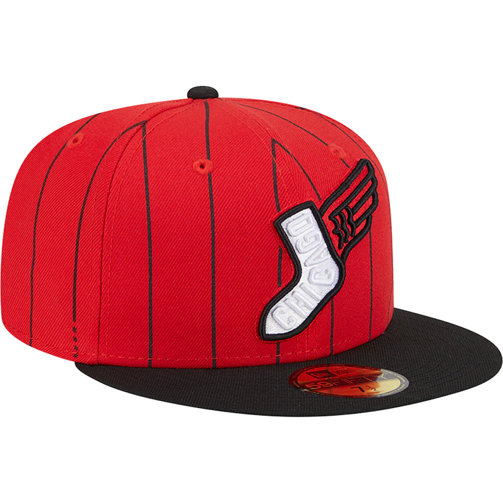 MLB Chicago White Sox New Era 2025 City Connect Authentic Collection 59FIFTY Fitted Hat - Red - Image 2