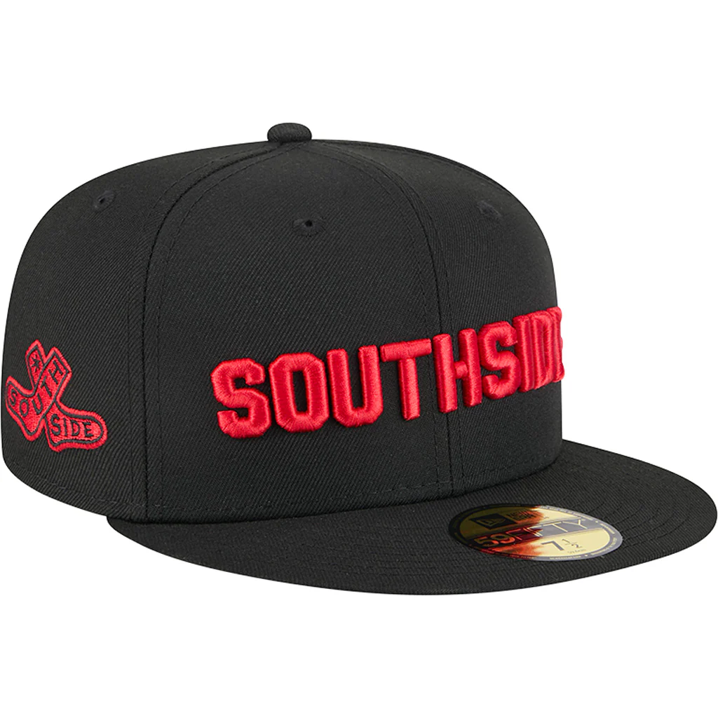 MLB Chicago White Sox New Era 2025 City Connect Fan Pack 59FIFTY Fitted Hat - Black