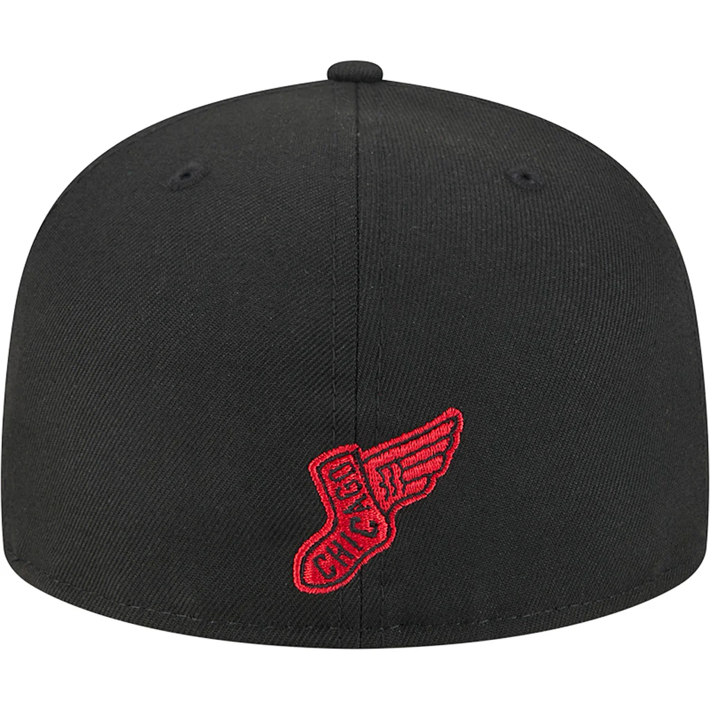MLB Chicago White Sox New Era 2025 City Connect Fan Pack 59FIFTY Fitted Hat - Black - Image 4