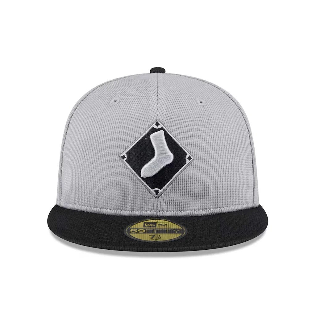 MLB Chicago White Sox New Era 2025 Graphite Batting Practice 59FIFTY Fitted Hat - Graphite - Image 2
