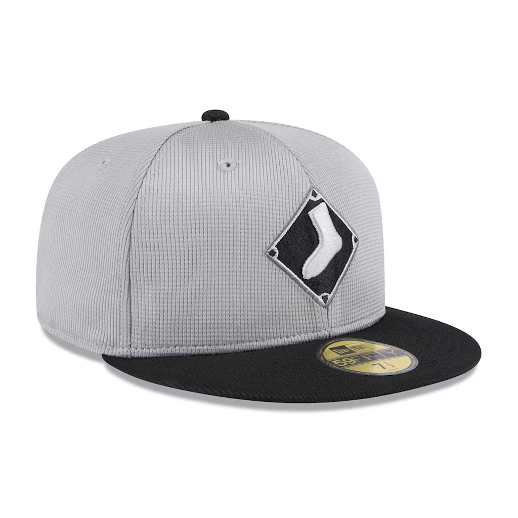 MLB Chicago White Sox New Era 2025 Graphite Batting Practice 59FIFTY Fitted Hat - Graphite - Image 3
