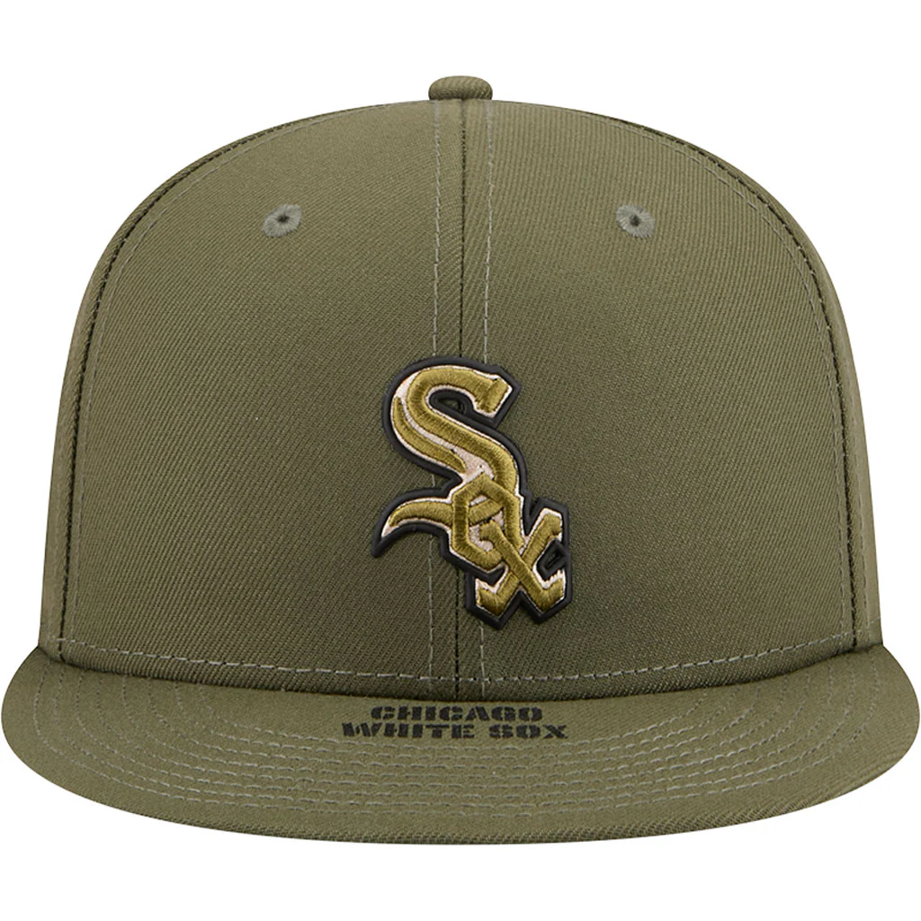 MLB Chicago White Sox New Era 2026 Armed Forces Day 59FIFTY Fitted Hat - Green - Image 3