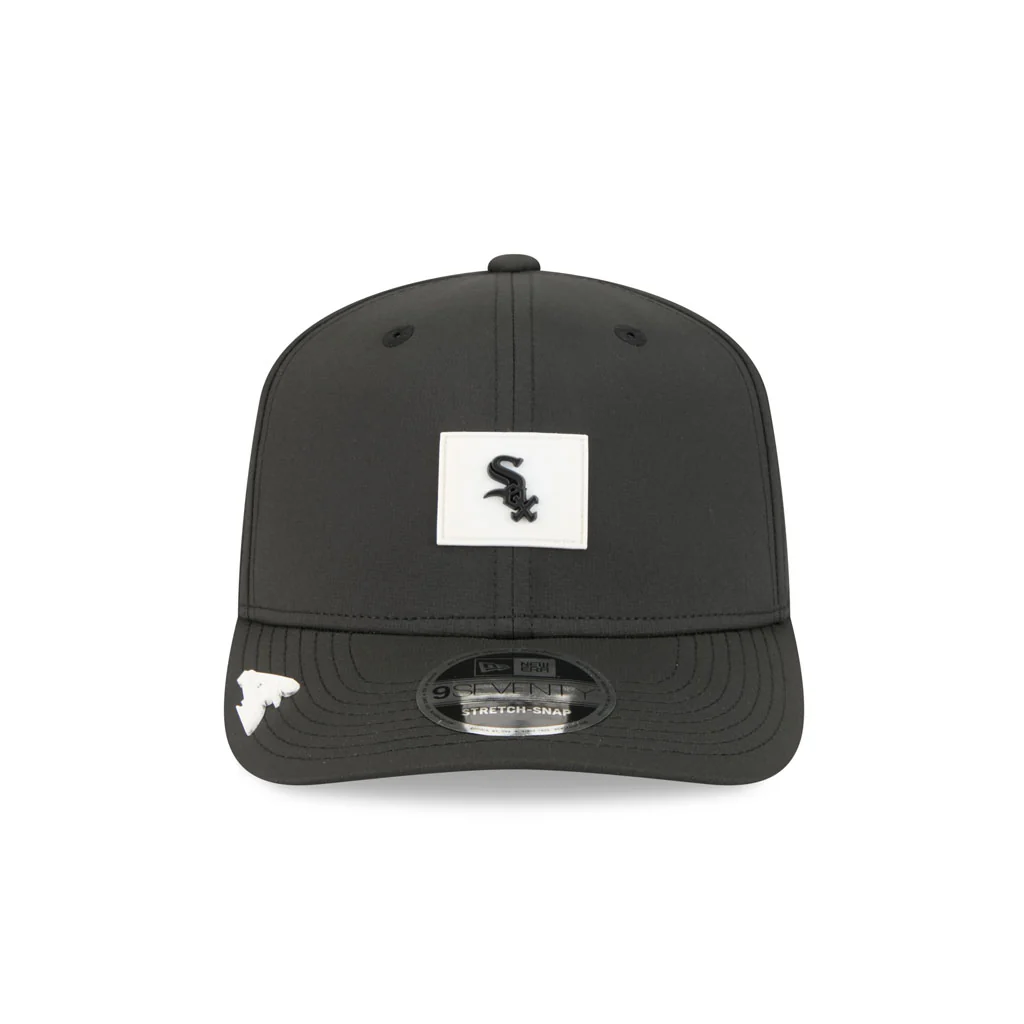 MLB Chicago White Sox New Era 2026 Clubhouse 9SEVENTY Stretch Snap Hat - Black - Image 3