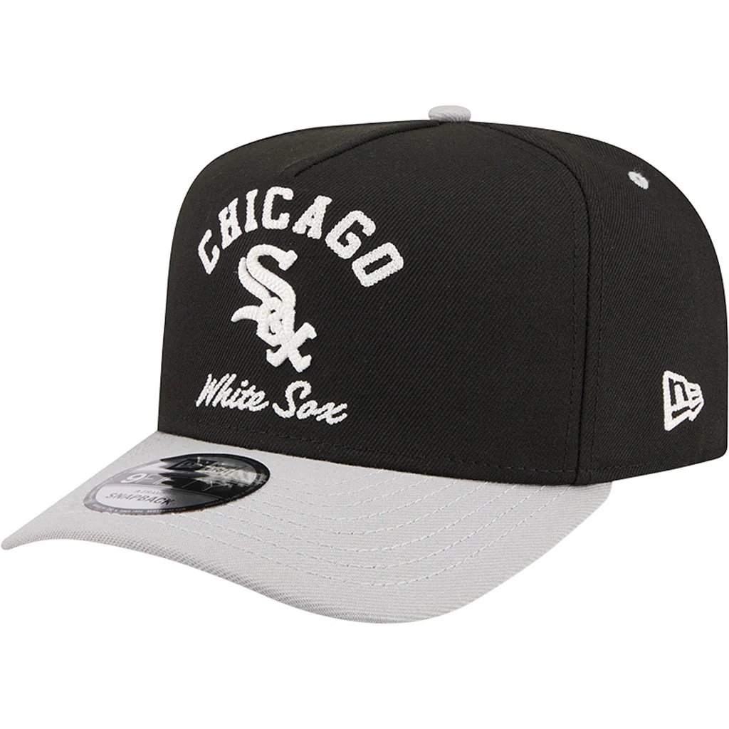 MLB Chicago White Sox New Era Arched 9FIFTY A-Frame Snapback Hat - Black