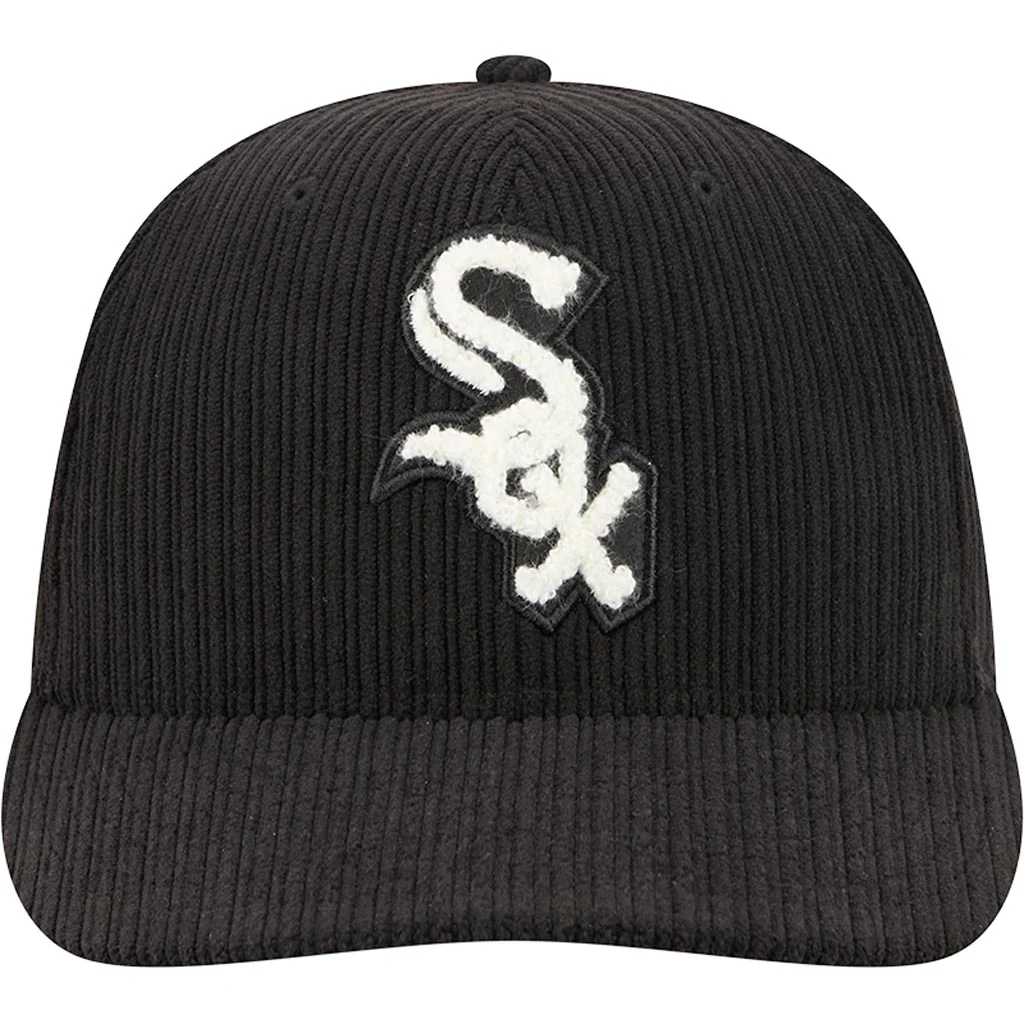 MLB Chicago White Sox New Era Chenille Pop 59FIFTY Fitted Hat - Black - Image 3
