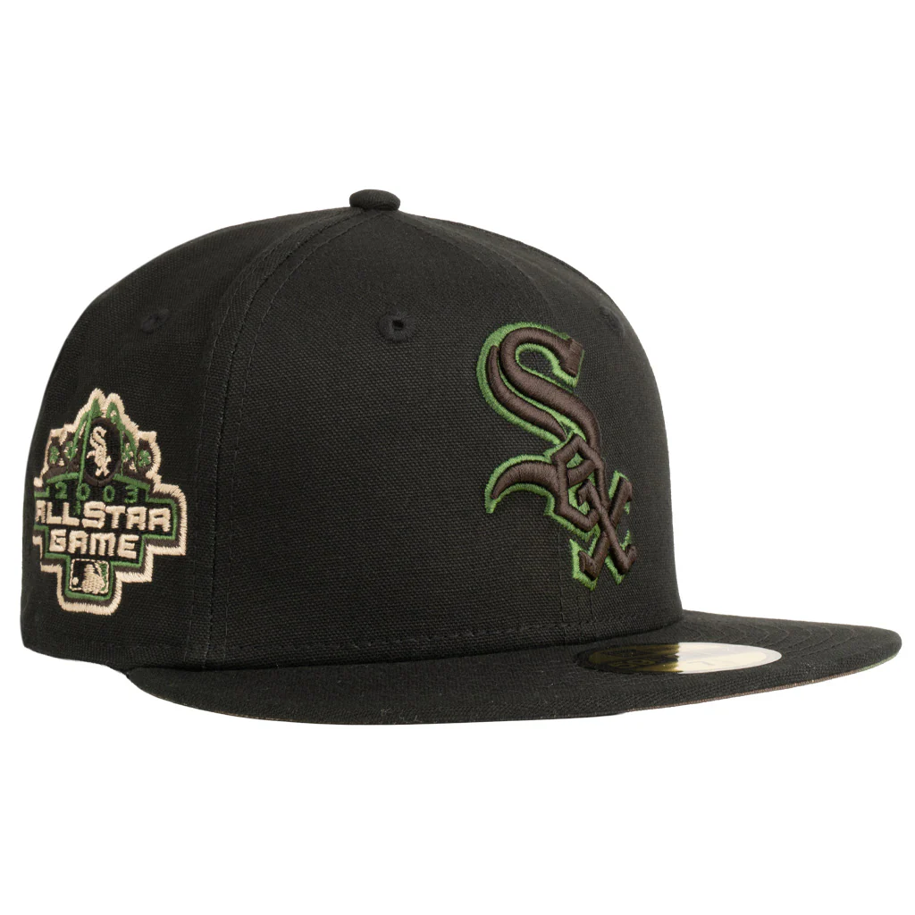MLB Chicago White Sox New Era Commando 59FIFTY Fitted Hat - Black