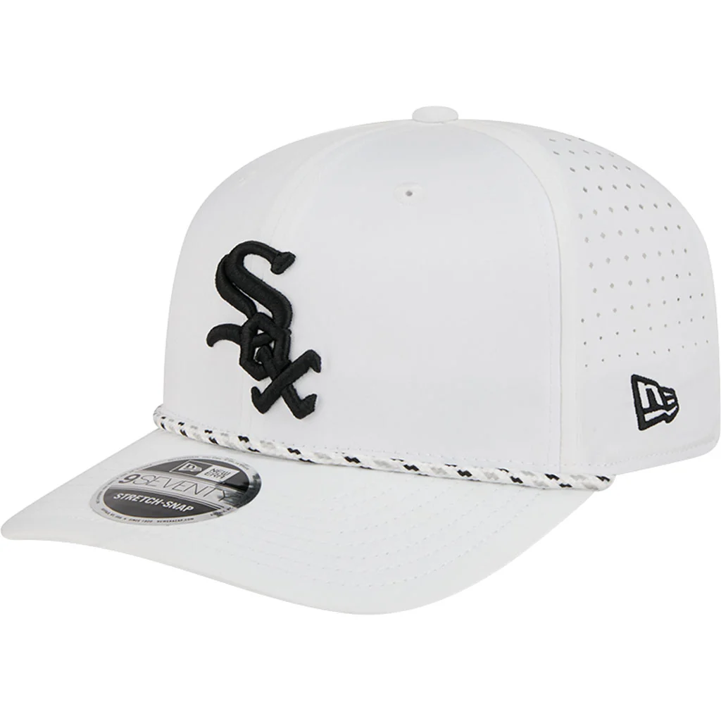 MLB Chicago White Sox New Era Sport 9SEVENTY Stretch Snapback Hat - White