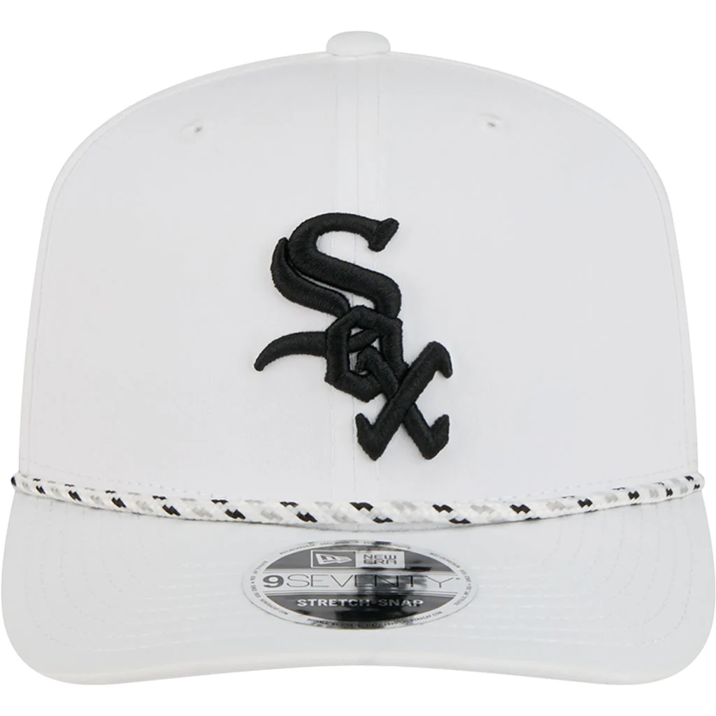 MLB Chicago White Sox New Era Sport 9SEVENTY Stretch Snapback Hat - White - Image 3