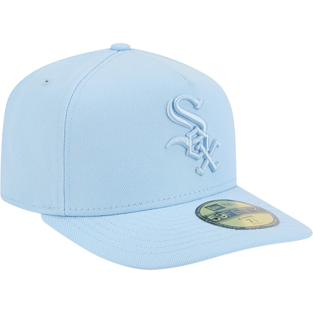 MLB Chicago White Sox New Era Tonal Blue 59FIFTY A-Frame Fitted Hat - Blue - Image 2