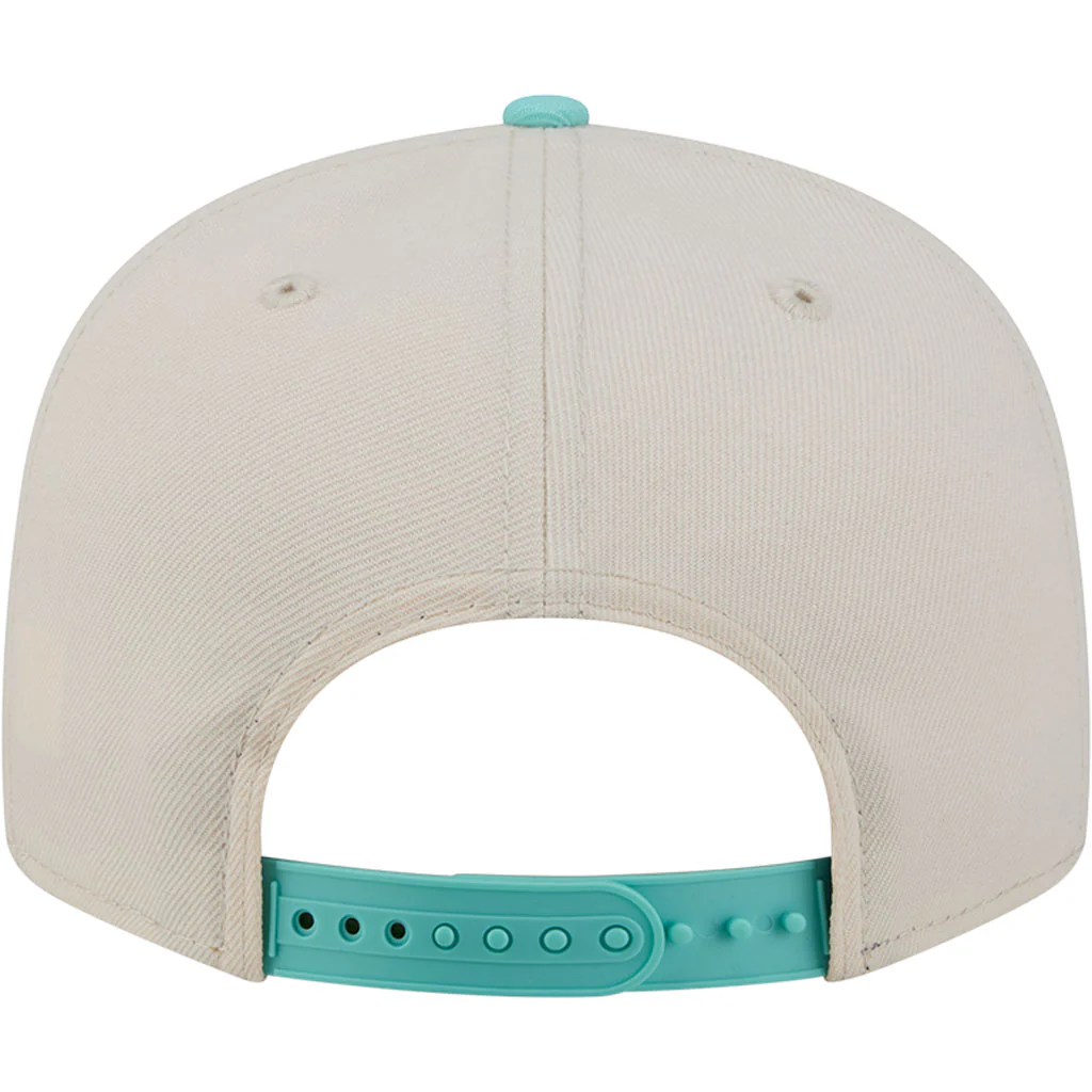 MLB Chicago White Sox New Era Two-Tone Aqua 9FIFTY Snapback Hat - Light cream - Image 6