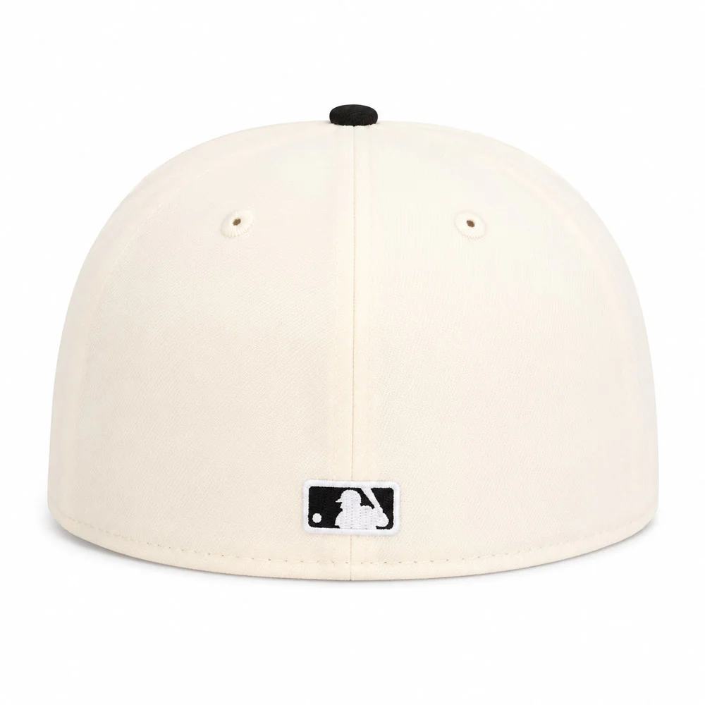 MLB Chicago White Sox New Era Two-Tone Summer Flower 59FIFTY Fitted Hat - Cream - Image 3