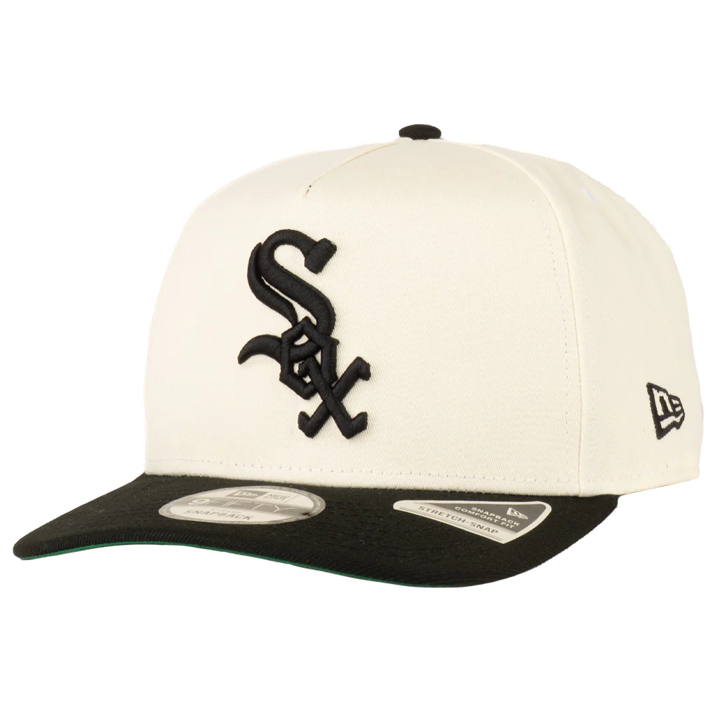 MLB Chicago White Sox New Era Primary Two-Tone TC 9FIFTY A-Frame Snapback Hat - Cream