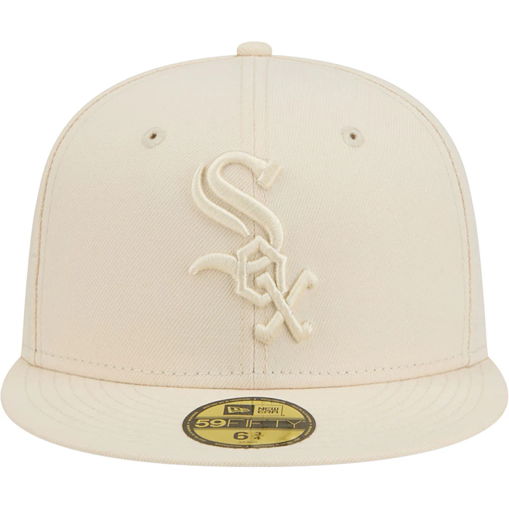 MLB Chicago White Sox New Era Vanilla 59FIFTY Fitted Hat - Cream - Image 3