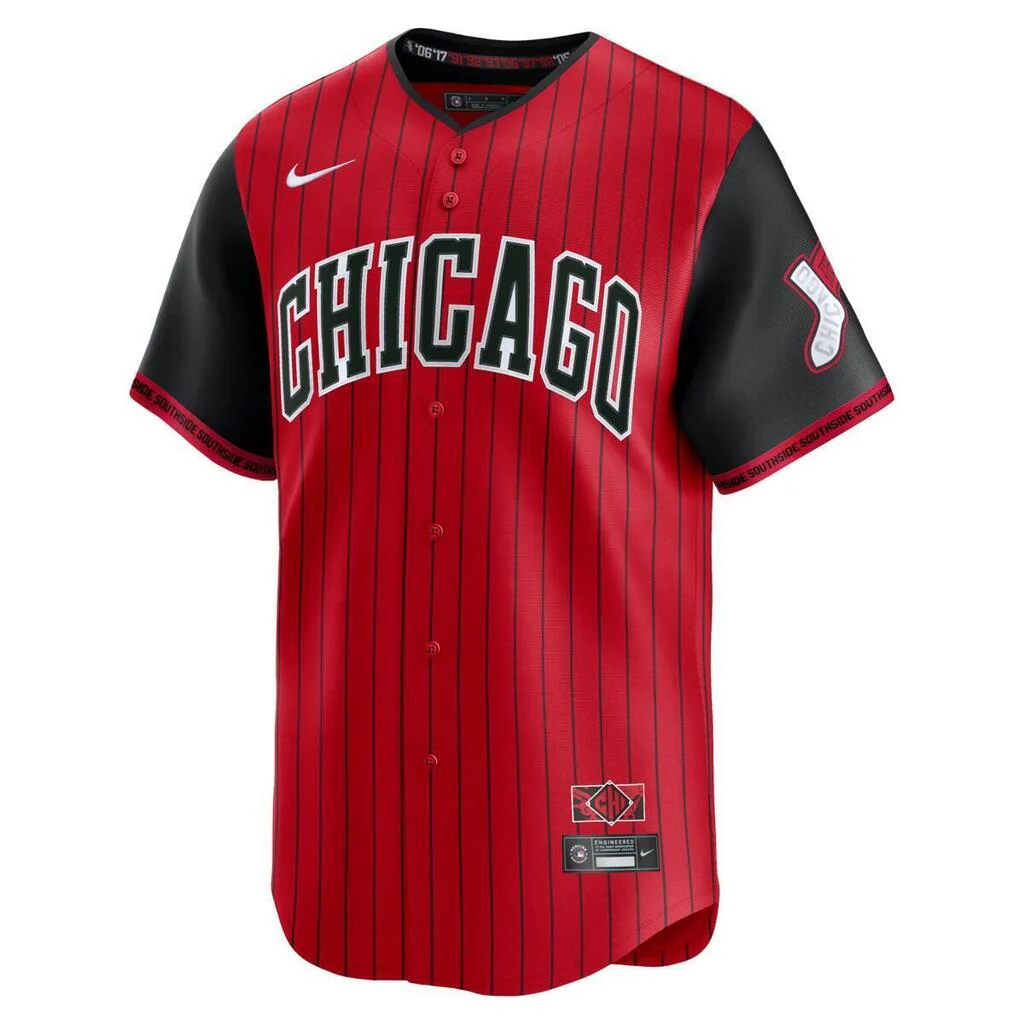 MLB Chicago White Sox Nike 2025 City Connect Limited Jersey - Red - Image 2