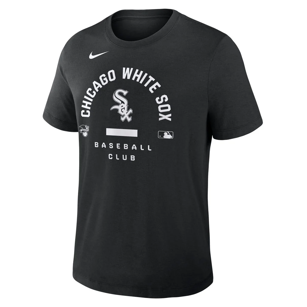 MLB Chicago White Sox Nike 2026 Early Work T-Shirt - Black - Image 2
